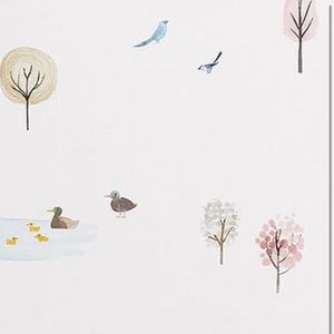 NWT Pottery Barn Dakota Woodland Organic Crib Fitted Sheet